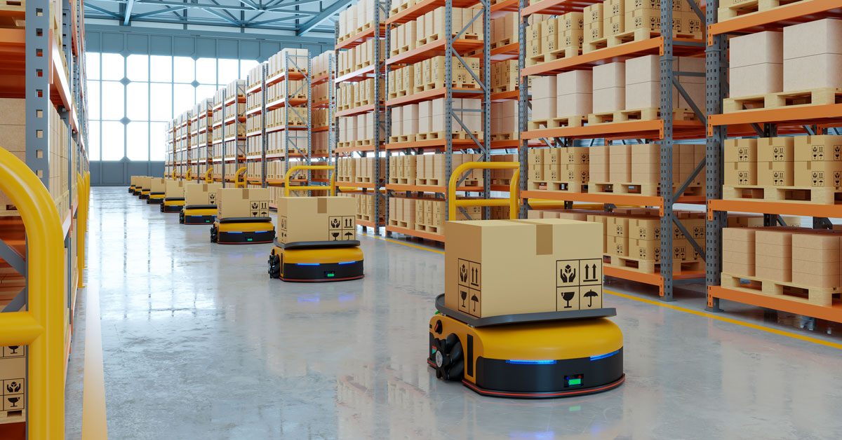 AGV per la movimentazione automatica