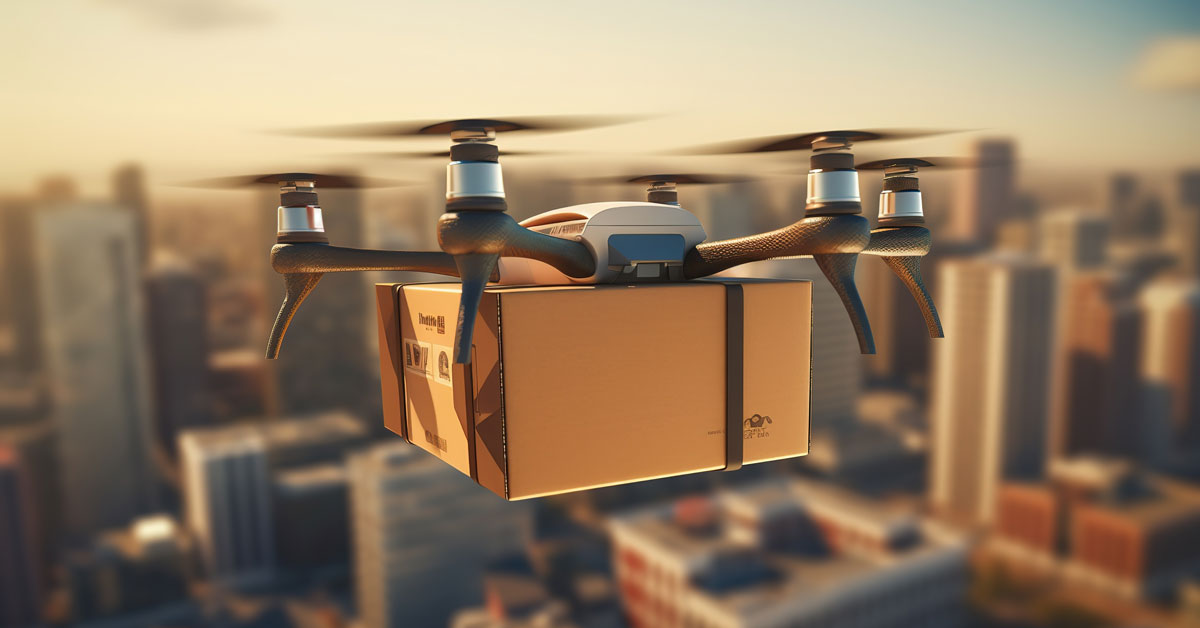 Drone per spedizione